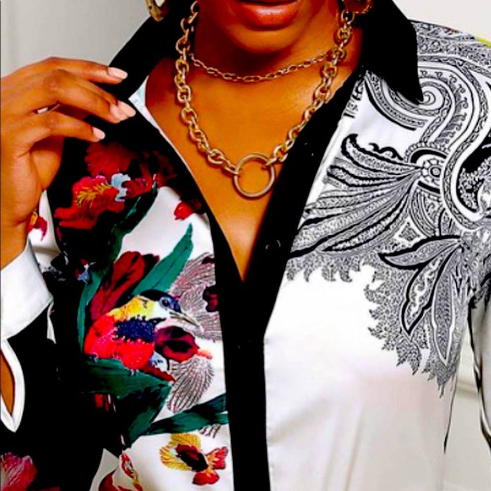 Beautiful silk feel blouse